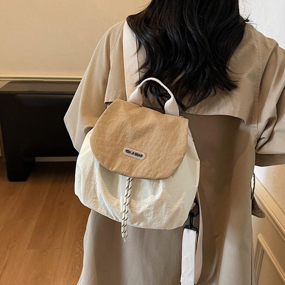 Canvas Backpack Casual - Women's Nylon Backpack Lightweight Korean Style