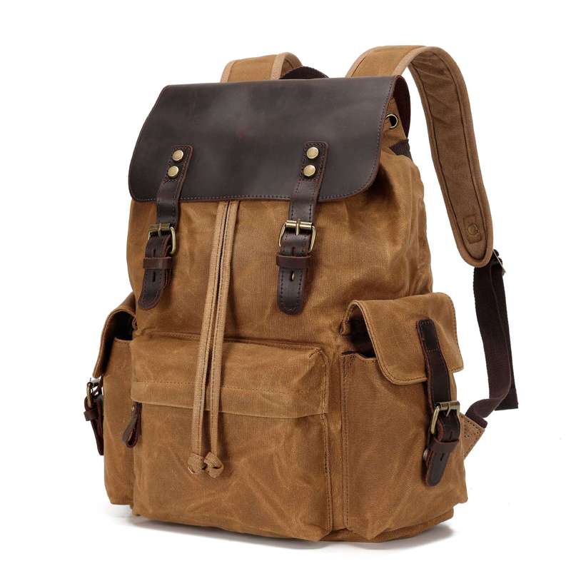 New men's backpack canvas casu - Canvas Backpack Casual 评论和价格
