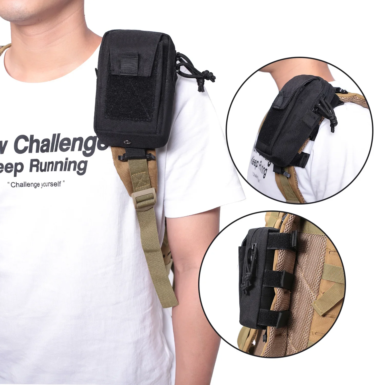 Molle Backpack Strap Phone Hol - Backpack Insert Organizer 评论和价格