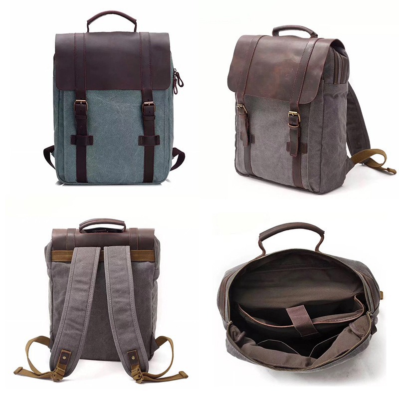 Fashion trend backpack schoolb - Canvas Backpack Casual 评论和价格