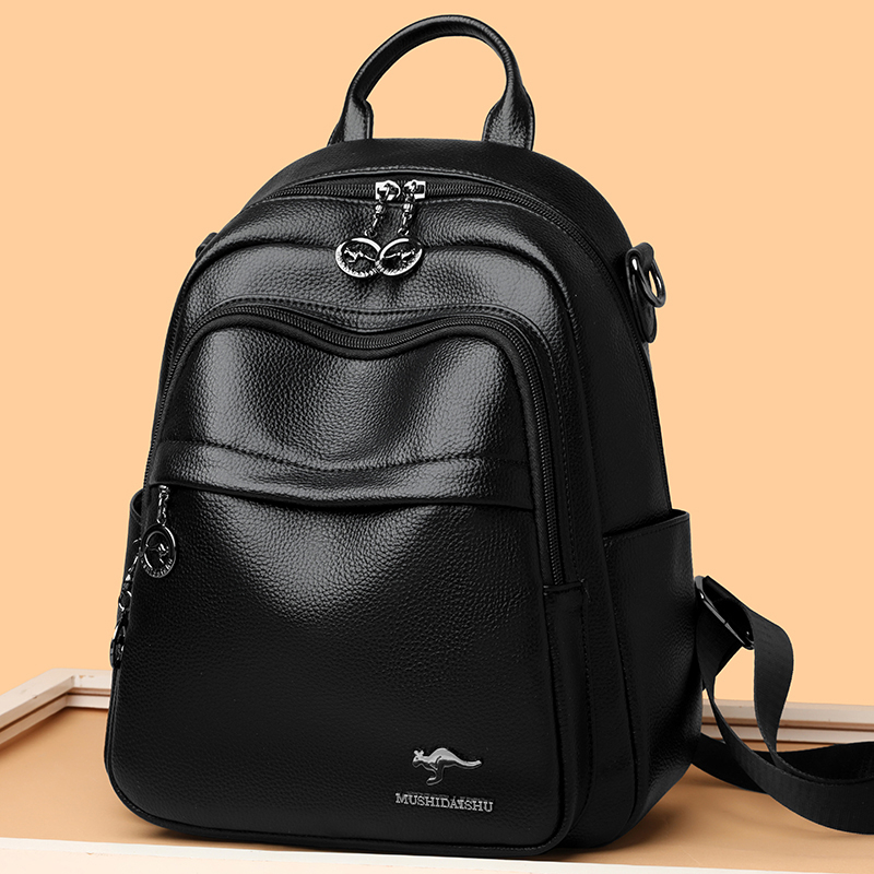 2026 Waterproof PU Leather Wom - Travel Backpack Anti Theft 评论和价格