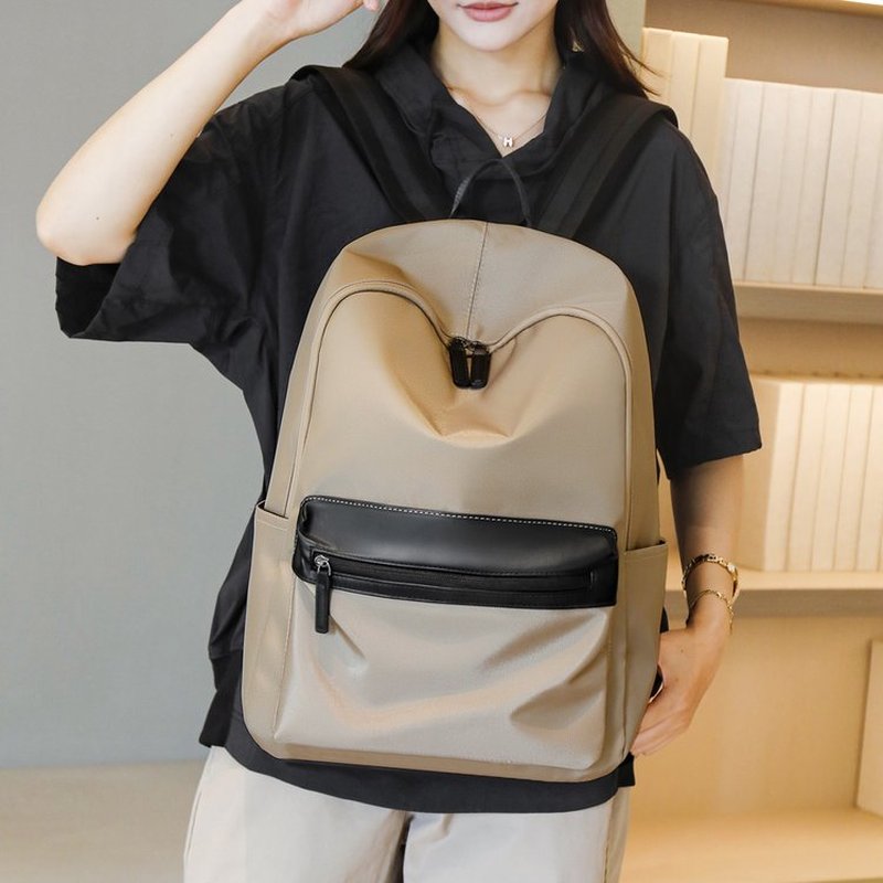 Large Capacity Black Casual Ba - Canvas Backpack Casual 评论和价格