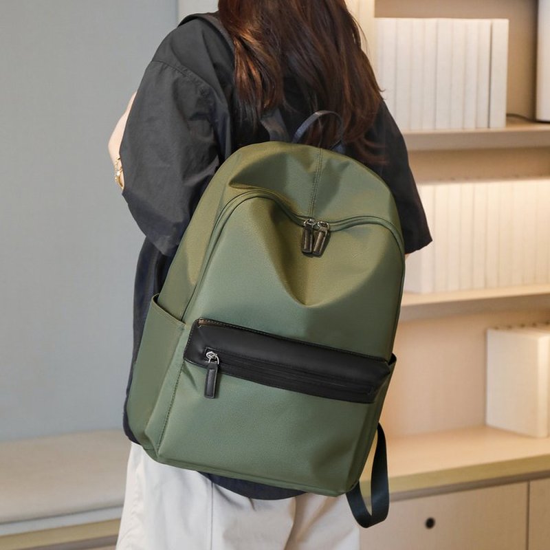 Large Capacity Black Casual Ba - Canvas Backpack Casual 评论和价格